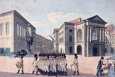 Estates Theatre, Prague by A. and Berka, Johann Gustav